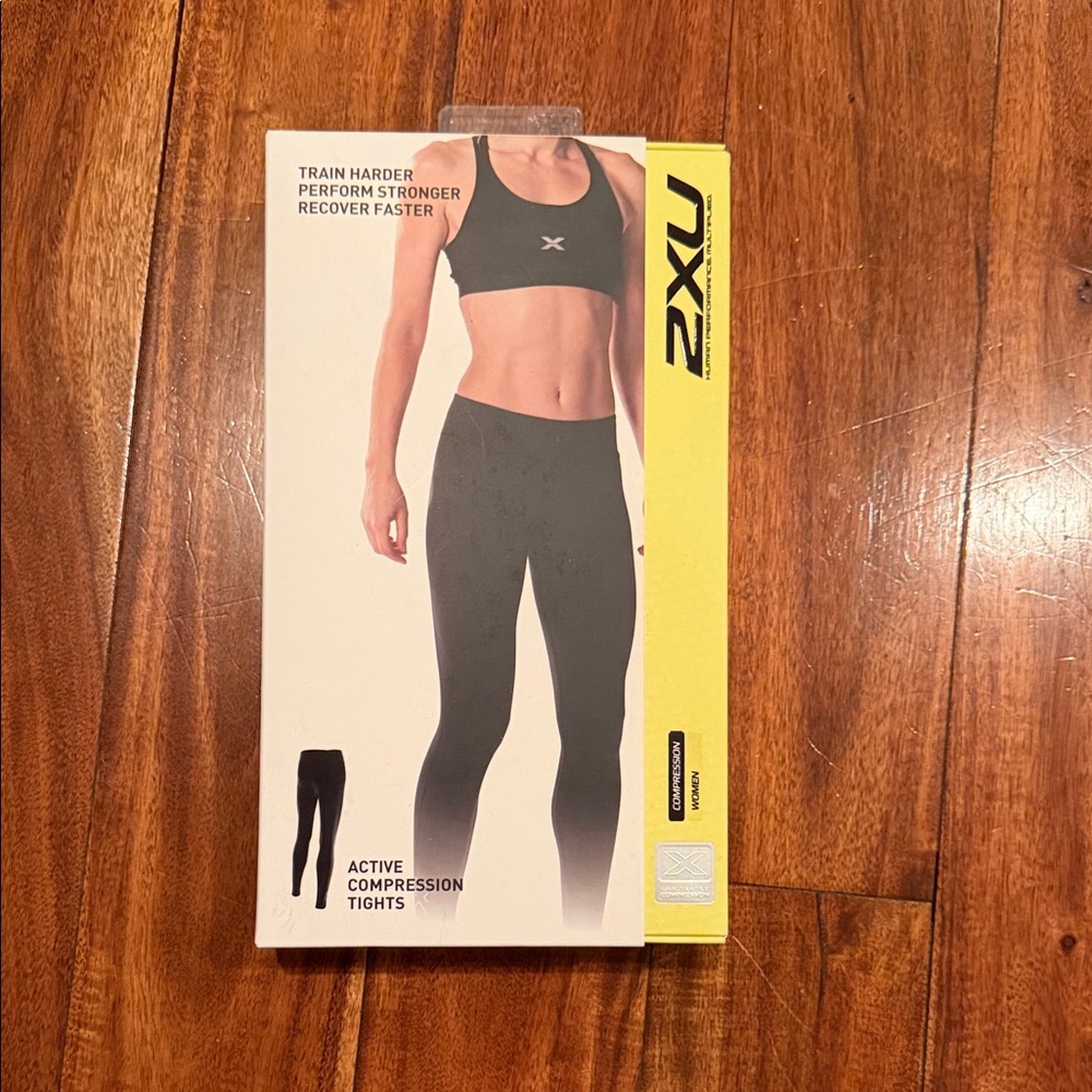 2XU Black Active Compression Tights